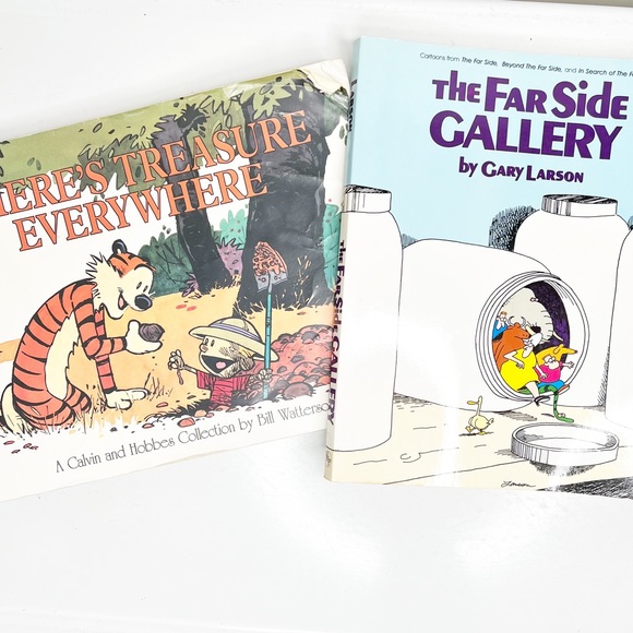 Calvin and Hobbes Collection & The Far Side Gallery paperback - Picture 1 of 16
